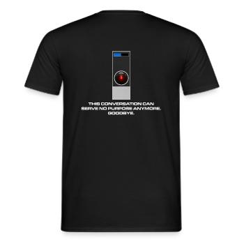It's no use, Dave. - Men's T-Shirt - black - Back - AI Model Male 178 light (178cm)