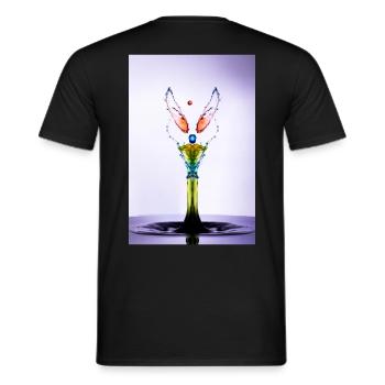 angel - T-shirt homme - noir - Dos - AI Model Male 178 light (178cm)