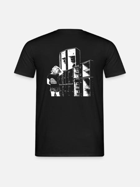 Tekno23 Sound System 23 Free Party n'est pas un crime. - T-shirt homme - noir