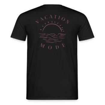 Ferien Sommer Holiday - Männer T-Shirt - Schwarz - Hinten - AI Model Male 178 light (178cm)