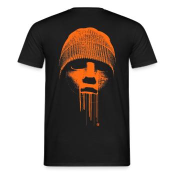 Beanie Rebel - T-shirt homme - noir - Dos - AI Model Male 178 light (178cm)