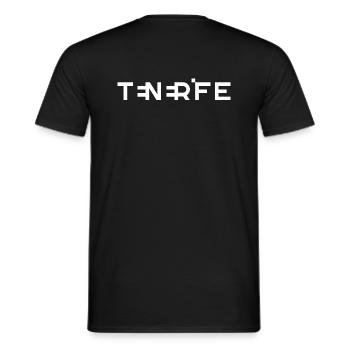 TENERIFE (Tenerife) – Îles Canaries – Espagne - T-shirt homme - noir - Dos - AI Model Male 178 light (178cm)