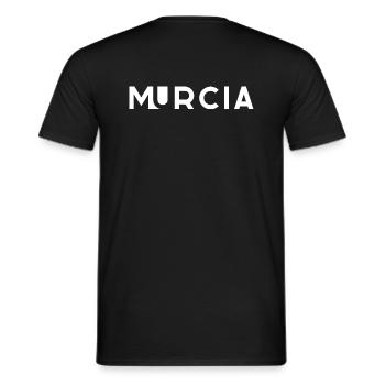 MURCIA – Spain - Men's T-Shirt - black - Back - AI Model Male 178 light (178cm)