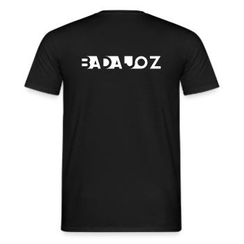BADAJOZ – Badajoz – Extremadura – Spain - Men's T-Shirt - black - Back - AI Model Male 178 light (178cm)