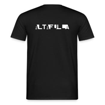 ALTAFULLA – Tarragona – Catalonia – Spain - Men's T-Shirt - black - Back - AI Model Male 178 light (178cm)