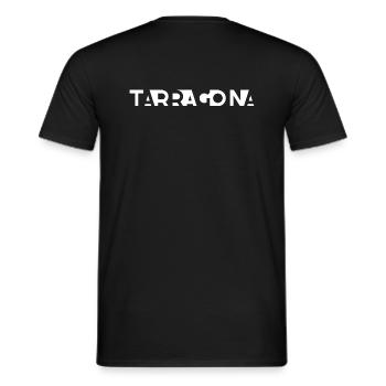 TARRAGONA – Catalonia – Spain - Men's T-Shirt - black - Back - AI Model Male 178 light (178cm)