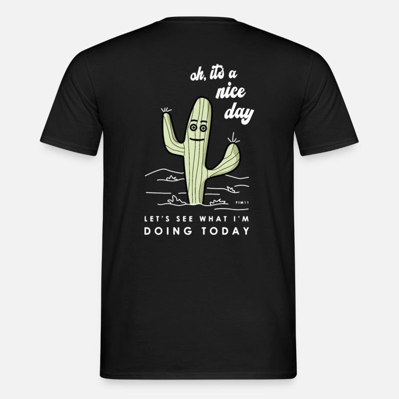 nice day - Männer T-Shirt - Schwarz