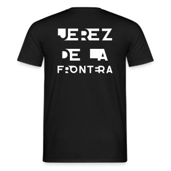 JEREZ DE LA FRONTER – Cadix – Andalousie – Espagne - T-shirt homme - noir - Dos - AI Model Male 178 light (178cm)