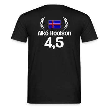 Alko Hoolson Trikot 4 5 - Männer T-Shirt - Schwarz - Hinten - AI Model Male 178 light (178cm)