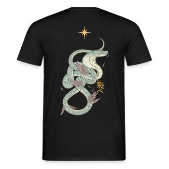 Fly I - Men's T-Shirt - black - Back - AI Model Male 178 light (178cm)