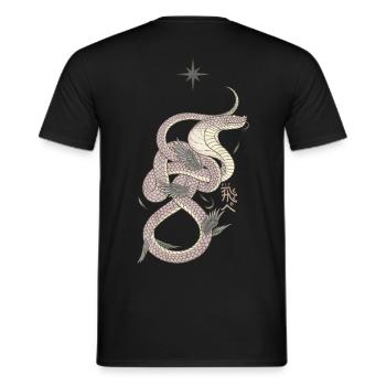 FLY II - Men's T-Shirt - black - Back - AI Model Male 178 light (178cm)