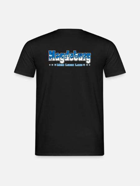 Magdeburg Fussball Fans Mein Leben Lang - Männer T-Shirt - Schwarz