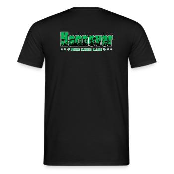 Hannover Fussball Fans Mein Leben Lang - Männer T-Shirt - Schwarz - Hinten - AI Model Male 178 light (178cm)