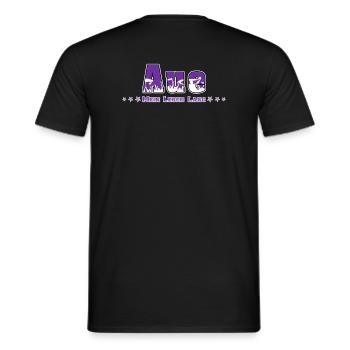 Aue Fussball Fans Mein Leben Lang - Männer T-Shirt - Schwarz - Hinten - AI Model Male 178 light (178cm)