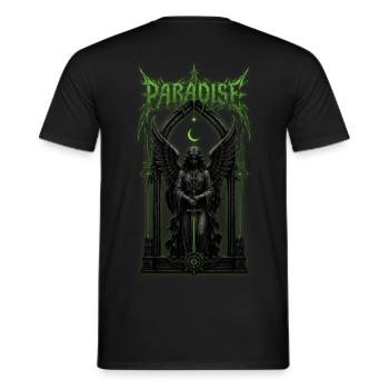 Gothic Angel Dark Paradise Metal - Men's T-Shirt - black - Back - AI Model Male 178 light (178cm)