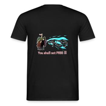 403 You shall not pass - T-shirt homme - noir - Dos - AI Model Male 178 light (178cm)