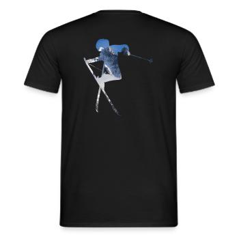 SKI CHAMONIX AIGUILLE VERTE - T-shirt homme - noir - Dos - AI Model Male 178 light (178cm)
