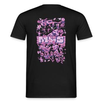 MUS Diabolo MAD URBAN SKILLZ - Männer T-Shirt - Schwarz - Hinten - AI Model Male 178 light (178cm)