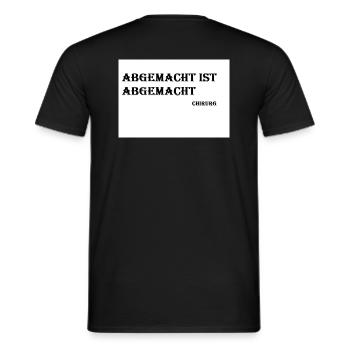 Chirurg - Männer T-Shirt - Schwarz - Hinten - AI Model Male 178 light (178cm)
