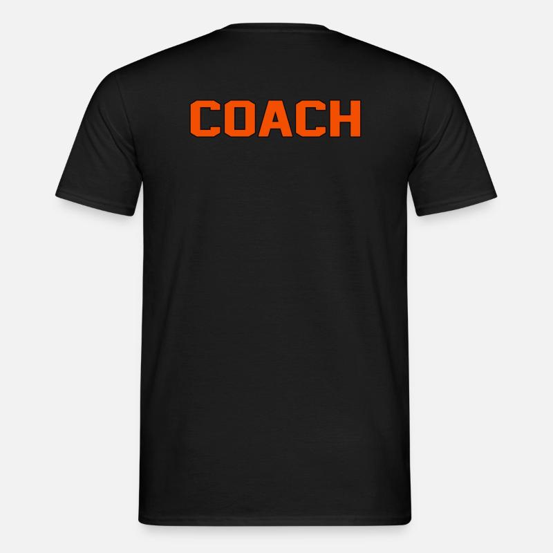 Coach - Trainer - Männer T-Shirt - Schwarz