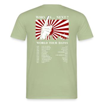 Atomkraft Nein Danke Reaktor AKW Unglück Atom - Männer T-Shirt - Sage - Hinten - AI Model Male 178 light (178cm)