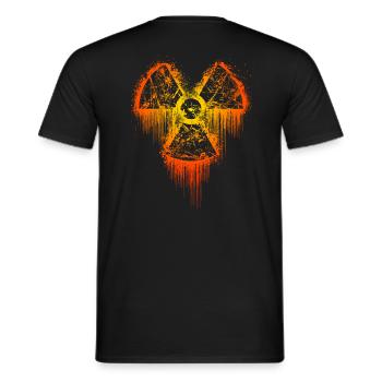 Réacteur atomique nucléaire radioactif irradié gothique - T-shirt homme - noir - Dos - AI Model Male 178 light (178cm)