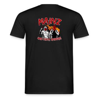 Mainz und nicht anders UPDATE - Männer T-Shirt - Schwarz - Hinten - AI Model Male 178 light (178cm)