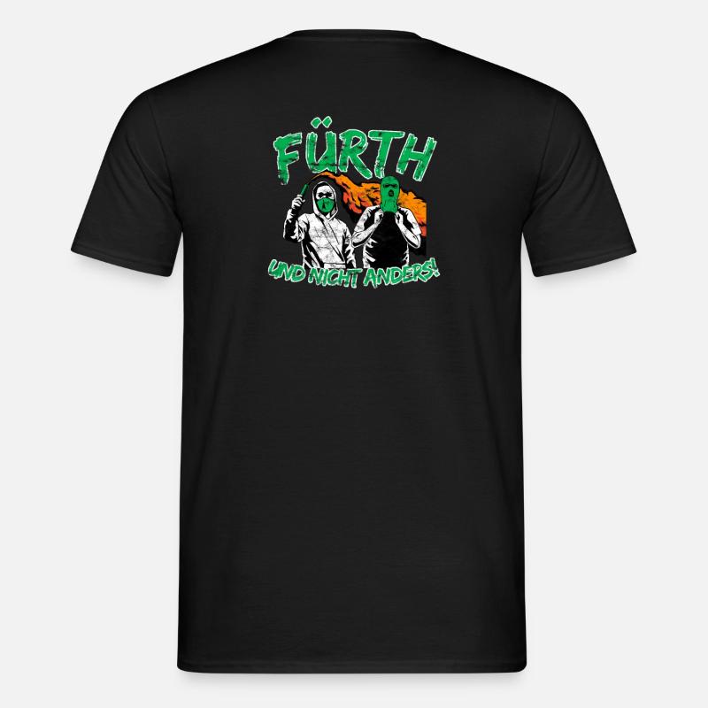 Fürth und nicht anders UPDATE - Männer T-Shirt - Schwarz