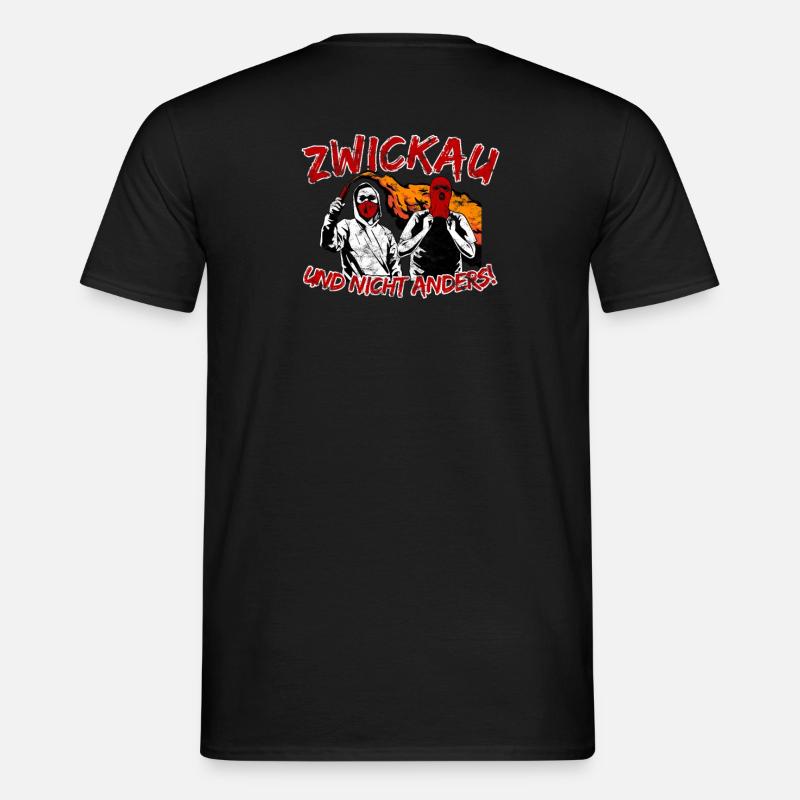 Zwickau und nicht anders UPDATE - Männer T-Shirt - Schwarz