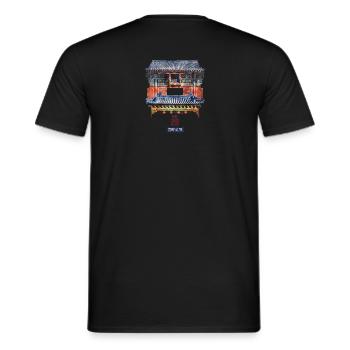 Chinesisch_Architektur_Himmelstempel_Huangqian - T-shirt homme - noir - Dos - AI Model Male 178 light (178cm)