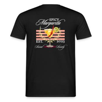 Spicy Margarita - Männer T-Shirt - Schwarz - Hinten - AI Model Male 178 light (178cm)