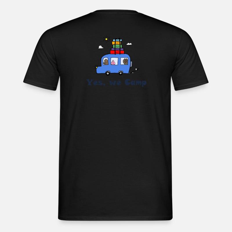 Camper ... - Männer T-Shirt - Schwarz