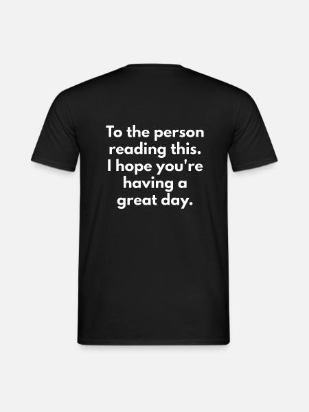 Spread happiness - Men's T-Shirt - black