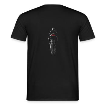 Motocyclistes en marche - T-shirt homme - noir - Dos - AI Model Male 178 light (178cm)