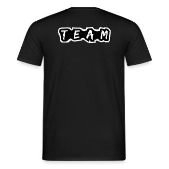 Équipe Mannschaft - T-shirt homme - noir - Dos - AI Model Male 178 light (178cm)