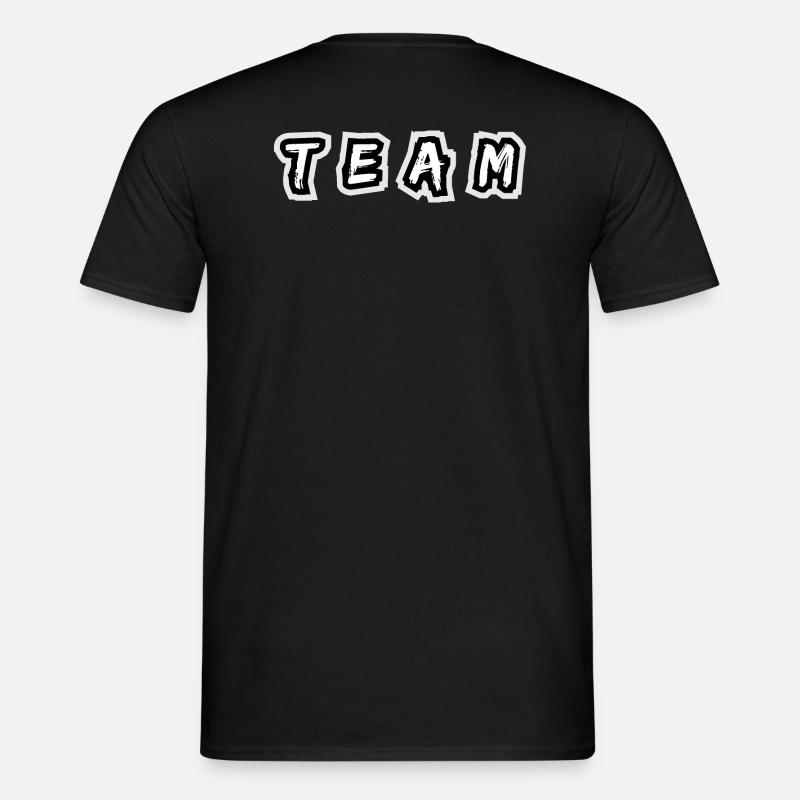 Team - Männer T-Shirt - Schwarz