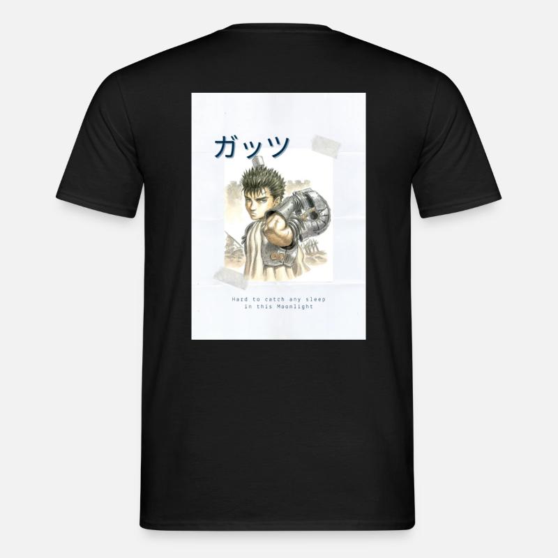 GUTS - Männer T-Shirt - Schwarz