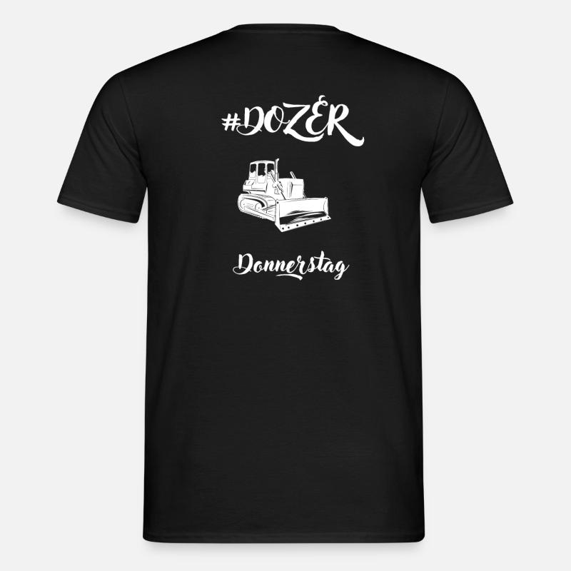 DOZER Donnerstag - Männer T-Shirt - Schwarz