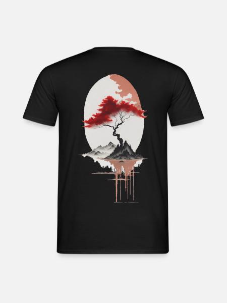 Asian island - Men's T-Shirt - black
