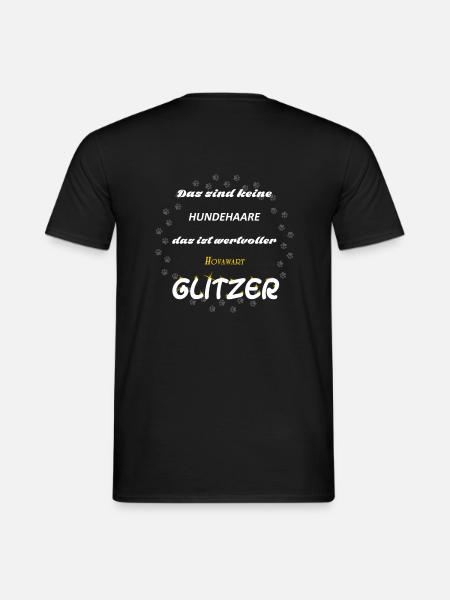 Hovawart Glitzer fHb3 - Männer T-Shirt - Schwarz