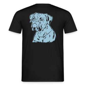 Boxer - Männer T-Shirt - Schwarz - Hinten - AI Model Male 178 light (178cm)