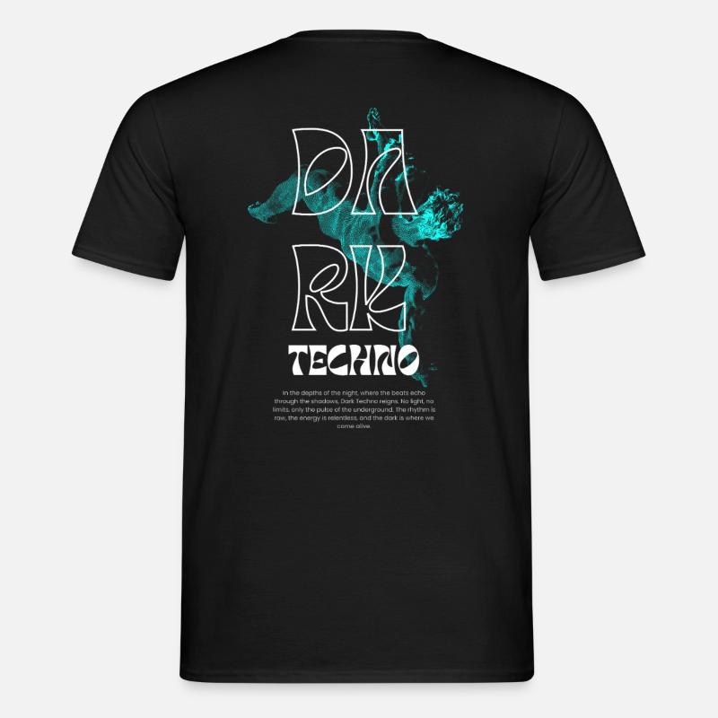 Dark Techno - Men's T-Shirt - black
