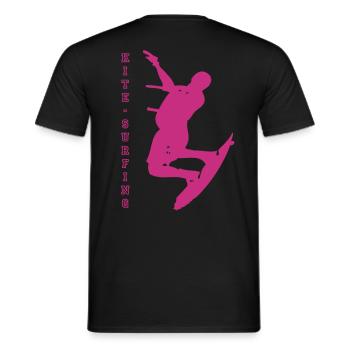 kitesurfing - T-shirt homme - noir - Dos - AI Model Male 178 light (178cm)