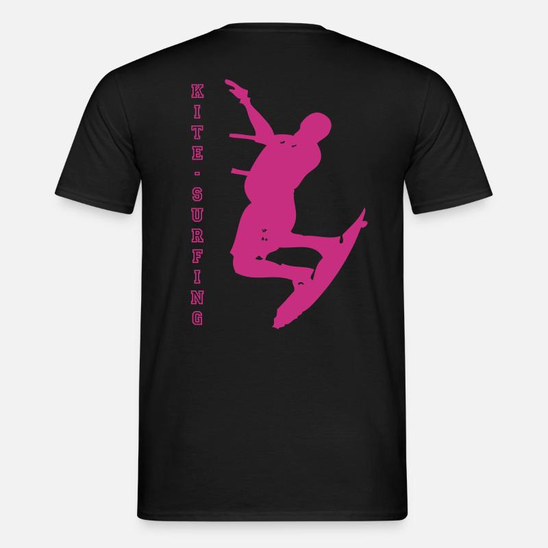 kitesurfing - Männer T-Shirt - Schwarz