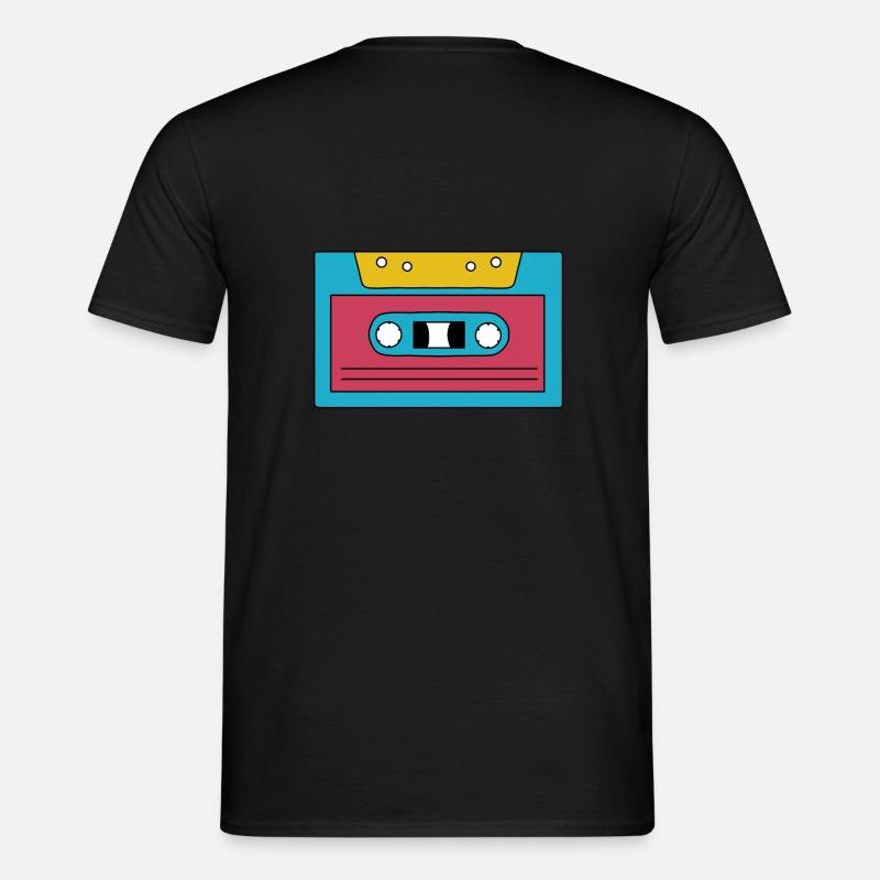 Kassette - Männer T-Shirt - Schwarz