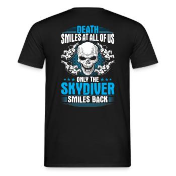 Skydiver Skydiver - Men's T-Shirt - black - Back - AI Model Male 178 light (178cm)