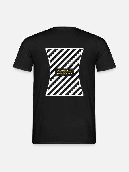 Please crawl - Men's T-Shirt - black