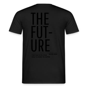 THE FUTURE 2 - Men's T-Shirt - black - Back - AI Model Male 178 light (178cm)