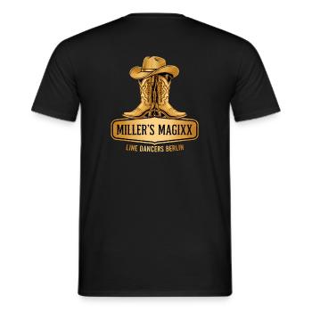 Miller'sMagixx Gold Edition - Men's T-Shirt - black - Back - AI Model Male 178 light (178cm)