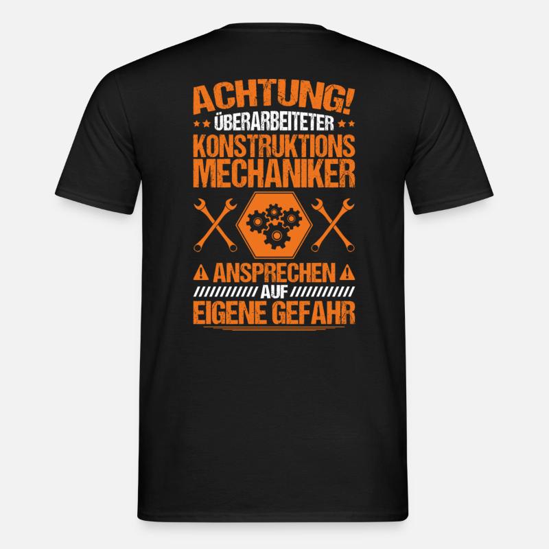 Konstruktionsmechaniker Überarbeitet Geschenk - Männer T-Shirt - Schwarz